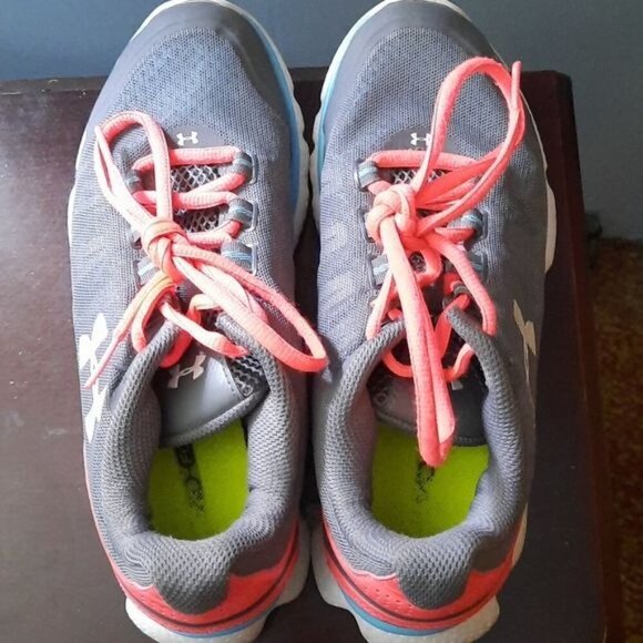 Under Armour Grey Micro G Sneakers Size 6 - Picture 6 of 9